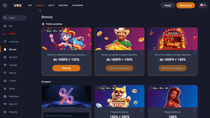 Vox Casino 2026 Online-Slots, Belohnungen & sicheres PC-Spiel